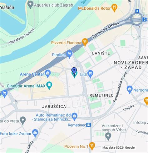 arena centar google maps|Map of Arena Zagreb – Location .